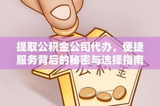 邵武提取公积金公司代办，便捷服务背后的秘密与选择指南