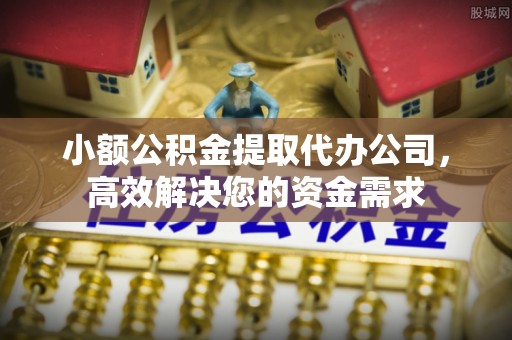 邵武小额公积金提取代办公司，高效解决您的资金需求