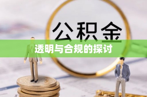 邵武透明与合规的探讨