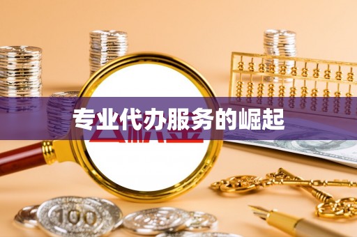 邵武专业代办服务的崛起