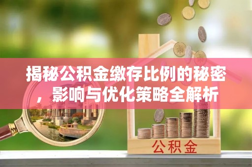 邵武揭秘公积金缴存比例的秘密，影响与优化策略全解析