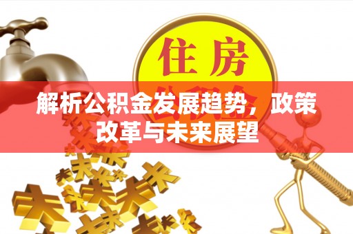 邵武解析公积金发展趋势，政策改革与未来展望
