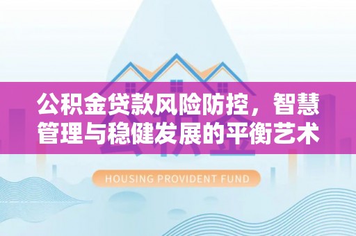 邵武公积金贷款风险防控，智慧管理与稳健发展的平衡艺术
