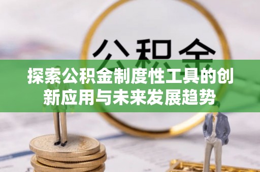 邵武探索公积金制度性工具的创新应用与未来发展趋势
