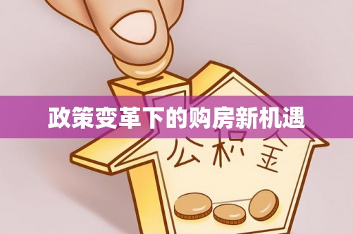 邵武政策变革下的购房新机遇