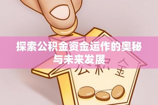 邵武探索公积金资金运作的奥秘与未来发展
