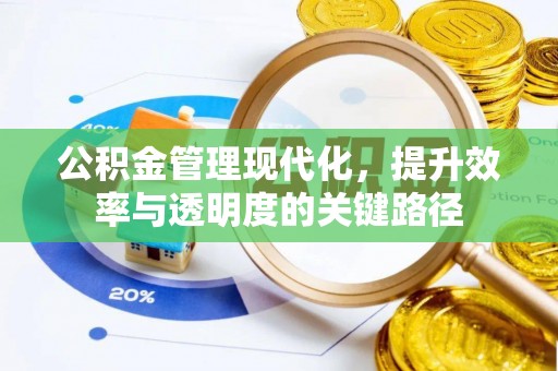 邵武公积金管理现代化，提升效率与透明度的关键路径
