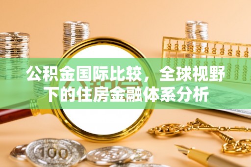邵武公积金国际比较，全球视野下的住房金融体系分析